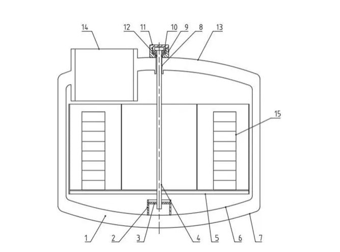 氣相液氮罐結構平面圖 氣相液氮罐結構平面圖