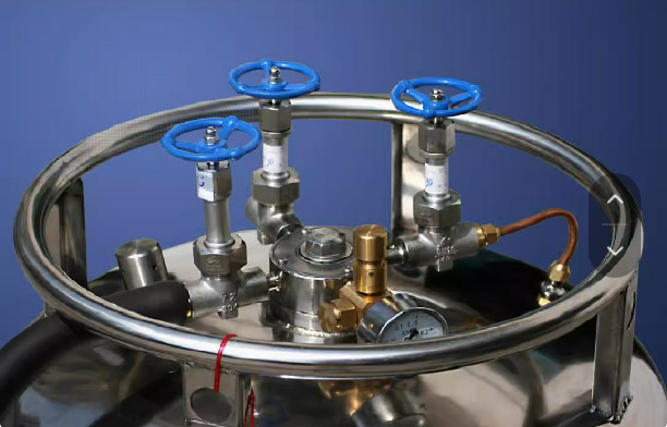 自增壓液氮罐閥門組成 自增壓液氮罐閥門組成